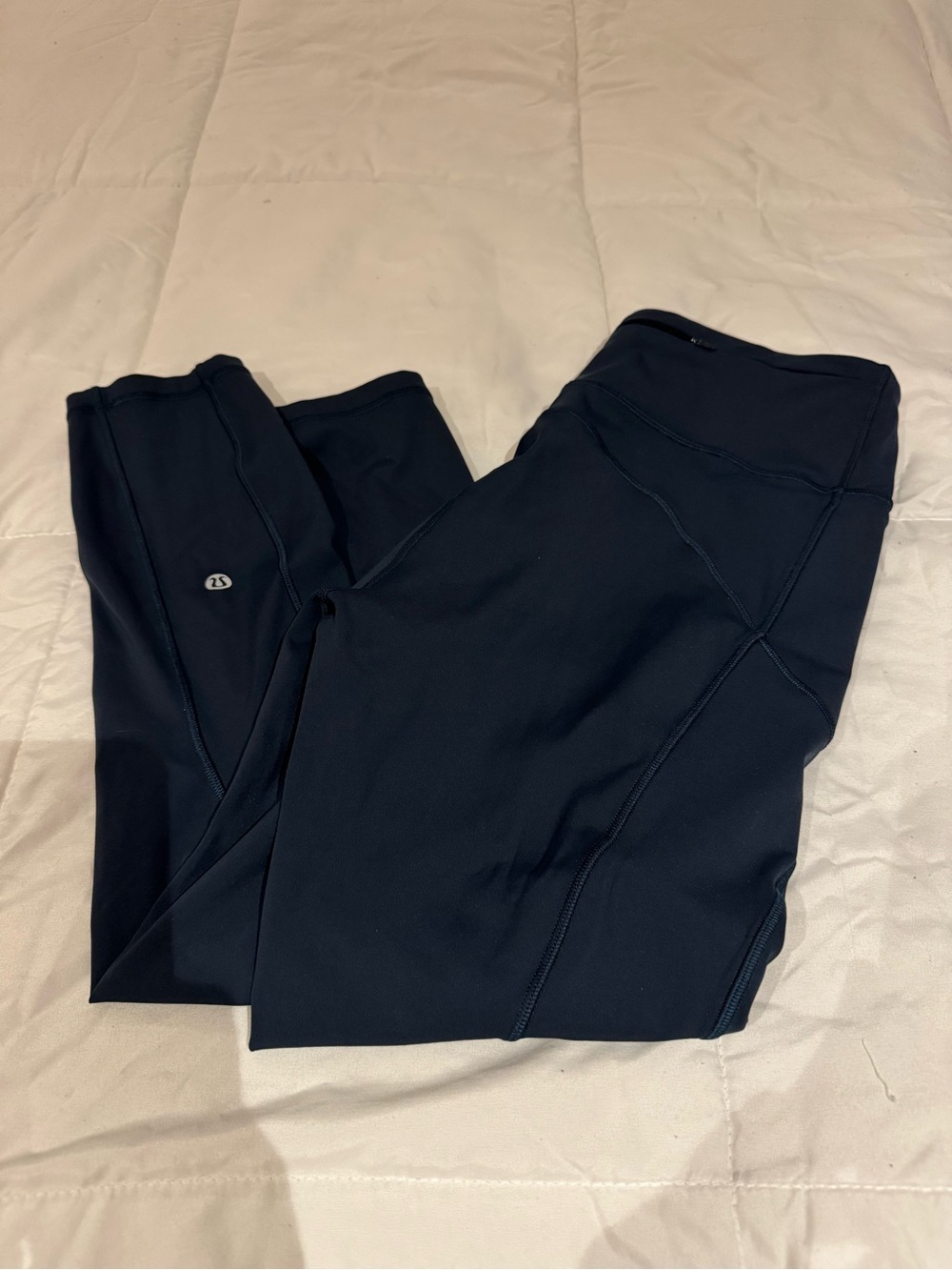 Lululemon Blue Green Athletic Capri Leggings
